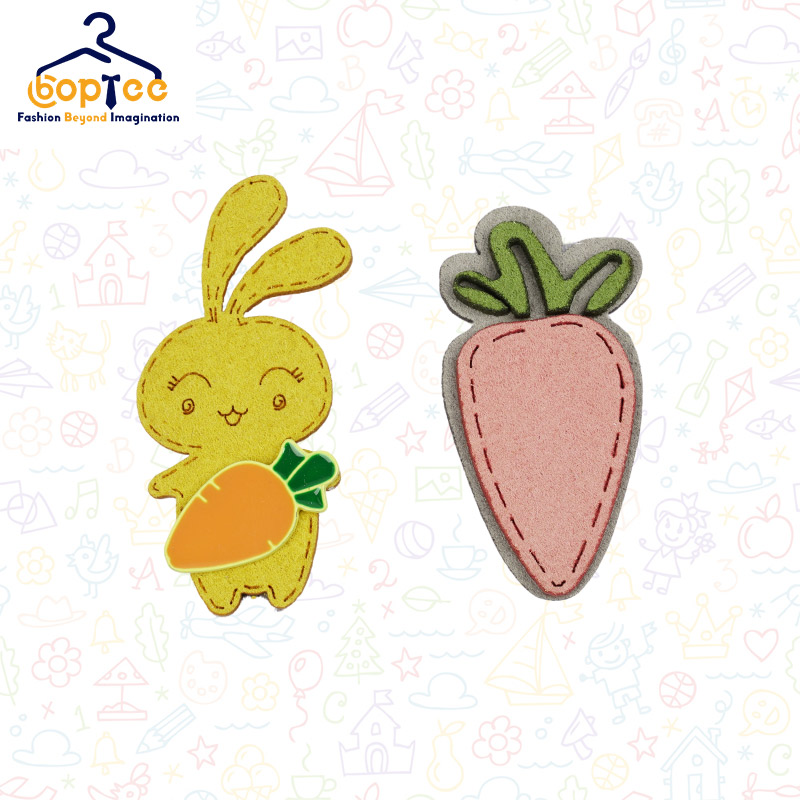 Boptee Hair Clip Rabbit & Ribbon Shape