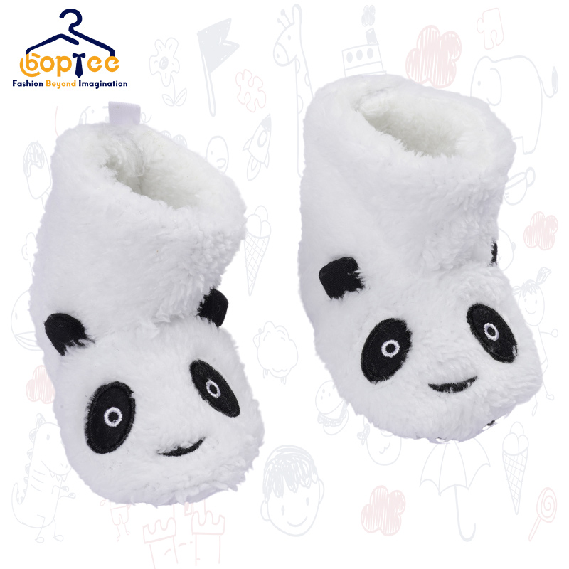 Boptee Baby Boots With Panda Pattern