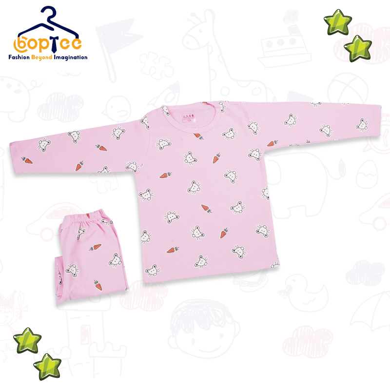 Boptee Full Sleeves Semi Woolen Nightsuit 