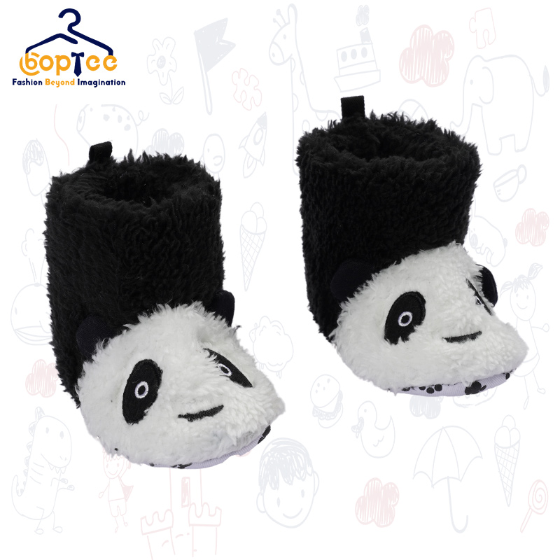 Boptee Baby Boots With Panda Pattern